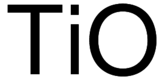 Óxido de titanio (II) polvo, malla −325, base de metales traza 99,9% de 10 G Sigma Aldrich 481041-10G