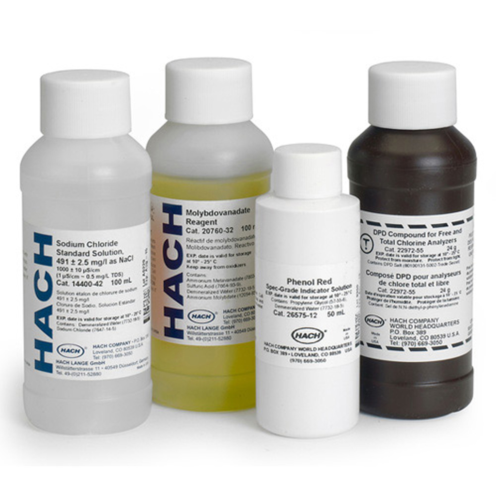 Solución estándar de cromo de Hach, 50 mg/L, Hach 81042H