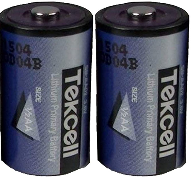 Baterías de 3.6V Data logger (pack X 5 und) de Litio 1/2AA Tekcell SB-AA02SB-AA02P