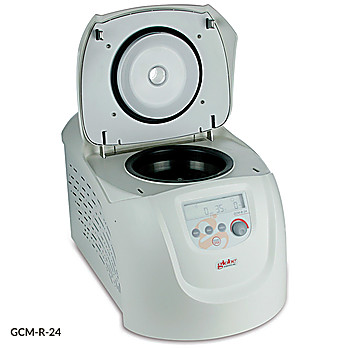 Microcentrífuga refrigerada de alta velocidad, Marca Globe Scientific, Modelo GCM-R-24, 120V, 60Hz, para 24 tubos