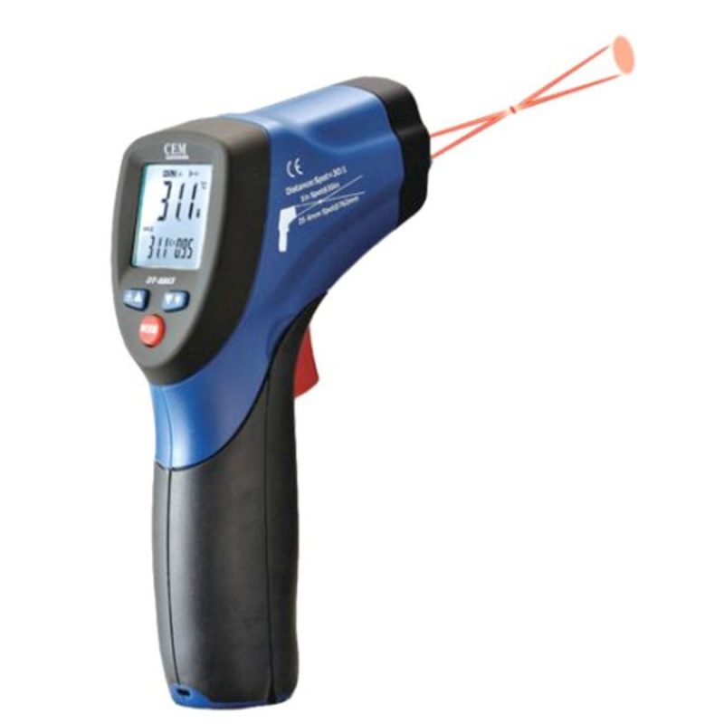 Termometro Infrarrojo Tipo Pistola INCLUYE CALIBRACIÓN CEM DT-8862