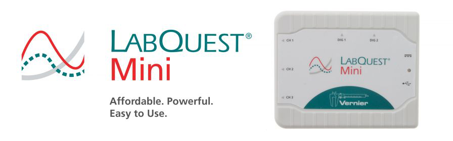 Interfaz LabQuest Mini, marca Vernier código LQ-MINI con mini cable USB CB-USB-C-MINI