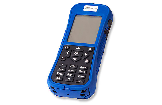 Correntómetro OTT MF Pro (FH950) Medidor de corriente electromagnético con sensor de velocidad/profundidad cable de 2 m (112-165)