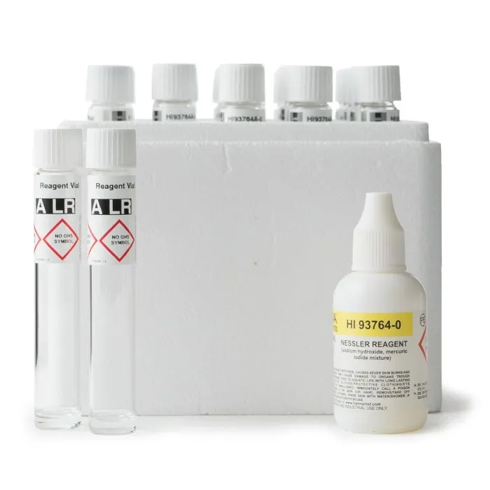 Reactivos de amoníaco de bajo rango Hanna Instruments HI93764A-25