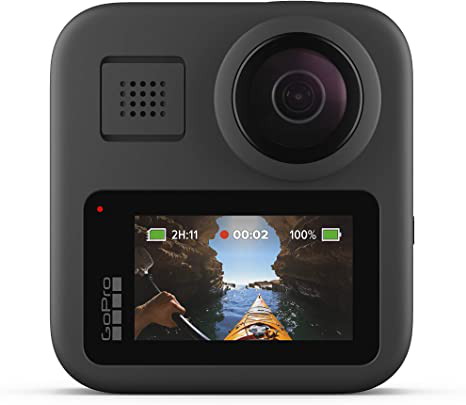 Cámara subacuática GoPro MAX con Pantalla Táctil Esférica, 16,6 MP y más