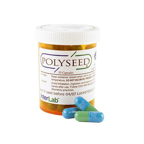 Cápsulas de inóculo de semillas PolySeed ® BOD P-110