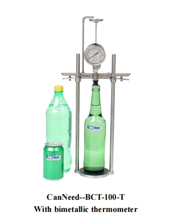 Probador de CO2 y Probador de presión con termómetro CanNeed BCT-100-T