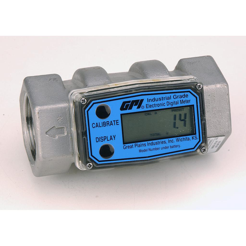FLUJOMETRO TIPO TURBINA (1-1 / 2 &quot;NPT HEMBRA) 316SS /GPI- G2S15N09GMB