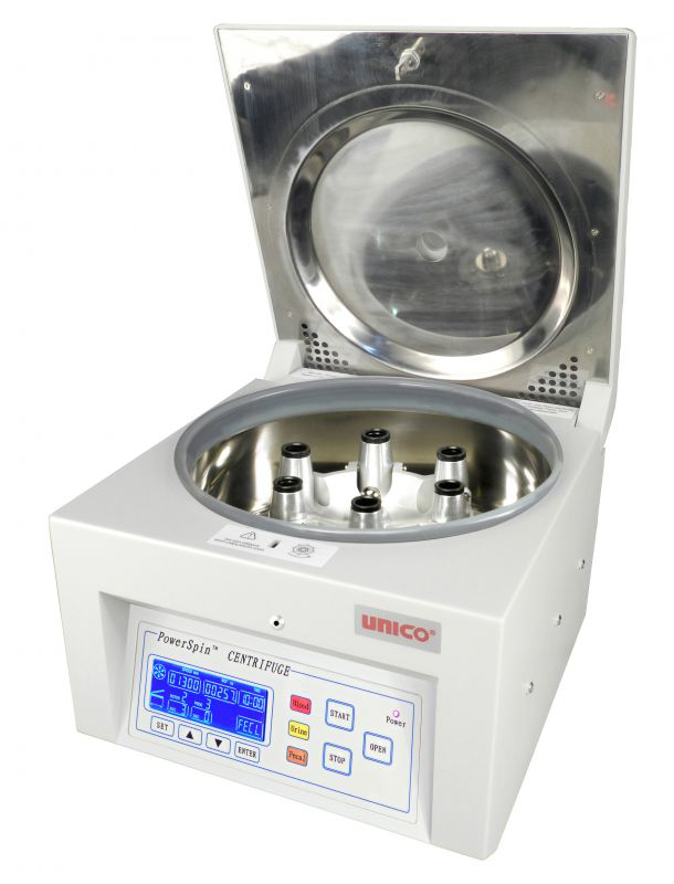 CENTRIFUGA HORIZONTAL DE 6 PLACAS, MARCA UNICO MODELO POWERSPIN DX C8706E