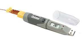 Registrador de Datos de Termopar con Interfaz USB Marca Omega Modelo: OM-EL-USB-TC-LCD 