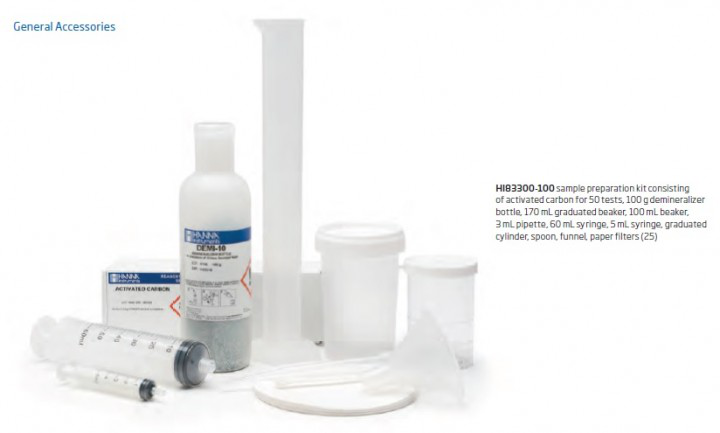 Kit de preparación de muestras para HI83325 marca Hanna codigo HI83300-100