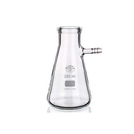MATRAZ KITAZATO DE VIDRIO PARA VACIO BORO 3,3 X 500 ML - ISOLAB ALEMAN - 040.01.500