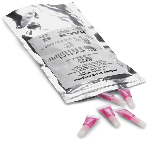 Caldo m-FC en ampollas de plástico, paquete de 50 unidades Hach 2373250