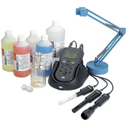 Kit de medidor de pH, conductividad y LDO, Hach HQ40d 8506000