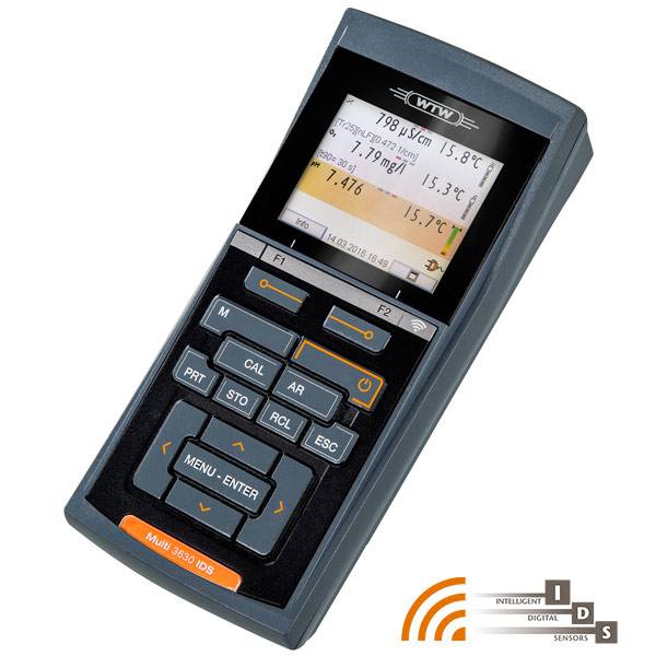 Medidor portátil multiparámetro WTW MultiLine Multi 3630 IDS, modelo 2FD570
