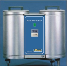 DESTILADOR DE AGUA CAPACIDAD: 2 LITROS/HORA CON TANQUE DE 6 LITROS / FRAVILL / KOT1020