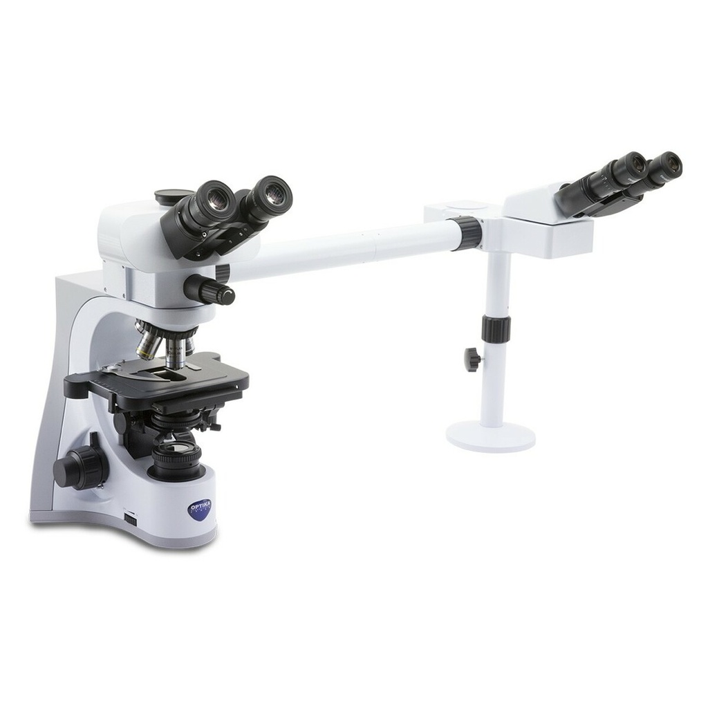 Microscopio didáctico de dos cabezales OPTIKA B-510-2