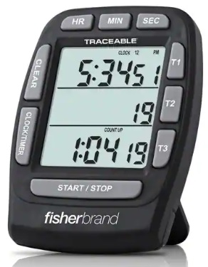 TEMPORIZADOR DE TRES PANTALLAS TRACEABLE FISHERBRAND