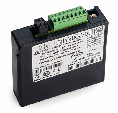 Módulo de entrada de sensor analógico secundario de pH/OD para controladores sc200, Hach 9012900