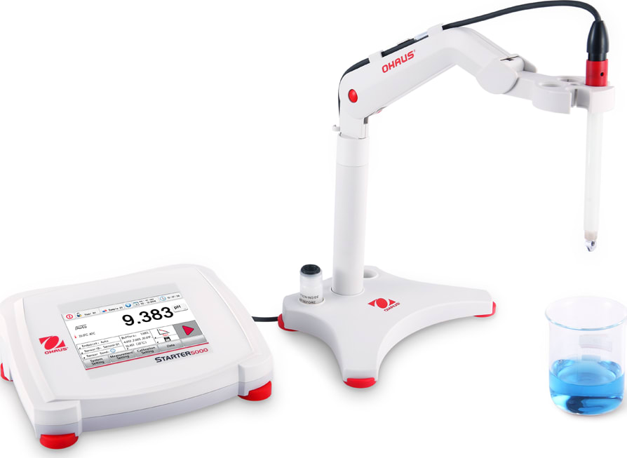 Medidor de pH de banco Ohaus ST5000-F, serie básica, con ST350 (30129896)