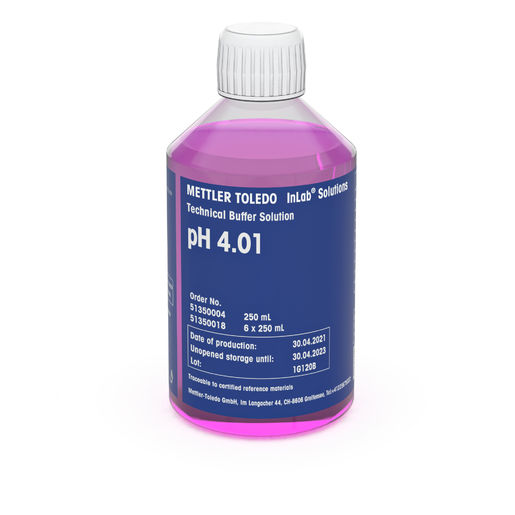 Buffer de pH 4,01 Botella de 250 ml Mettler Toledo 51350004