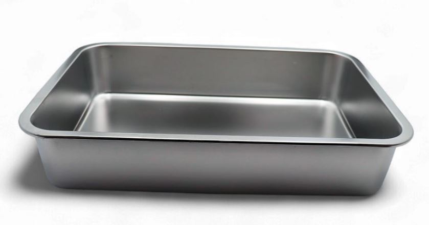 BANDEJA DE ACERO INOXIDABLE DE 70X50X10CM
