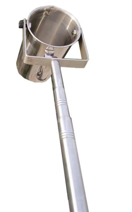 Muestreador telescópico de agua Dipper de acero inoxidable 304 con varilla de 1.17m-4m y vaso de 500ml/1000 ml