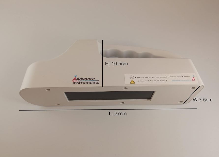 Lámpara UV portátil AI-2UV20DC 6W - 2 lámparas UV 365 nm, marca AAdvance Instruments