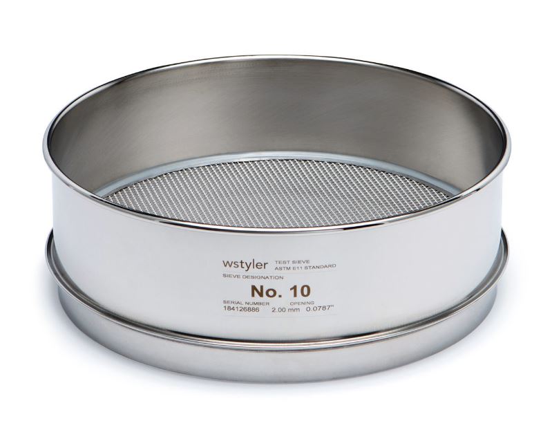 Tamiz No. 635, 20 µm, 8" Full Height inoxidable W.S. Tyler 5257