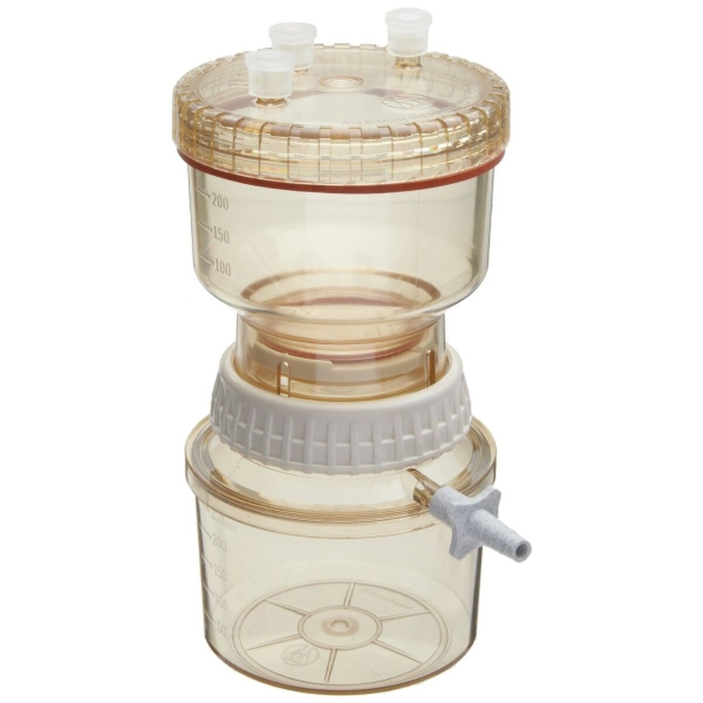 Soporte de filtro de vacío reutilizable de 250 ml con embudo y receptor para filtros de membrana de 47 mm, polisulfona (Paquete de 4)Thermo Scientific Nalgene® 300-4000