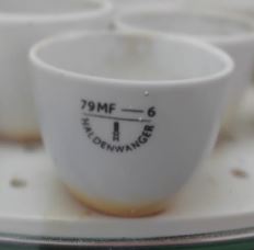 Crisol de fusión de porcelana Haldenwanger 79MF-6