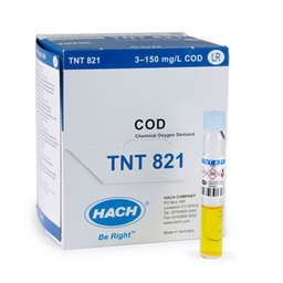 Reactivo para demanda química de oxígeno DQO Rango bajo, 3 a 150 mg / L,  150 pruebas Hach TNT82106