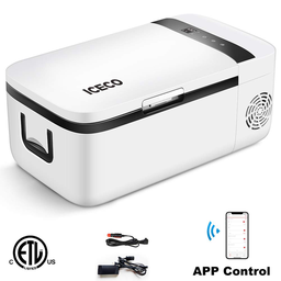 Refrigerador portátil de 12.8 litros, DC 12/24 V, AC 100-240 V, 0°F a 50°F marca Iceco modelo GO12