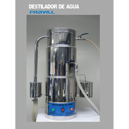 Destilador de agua 4 litros/hora con tanque de 32 litros Fravill DES040