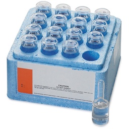 Solución estándar, cloruro, 12 500 mg/L como Cl⁻, paquete de 16 ampollas Voluette de 10 mL Hach1425010
