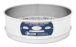 Tamiz de 8" acero inoxidable altura completa Nº 60 (250um) Gilson  V8SF #60