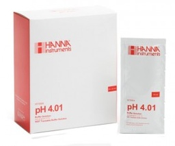 Sobres de tampón de calibración, pH 4,01, 25 x 20 ml Hanna HI70004P