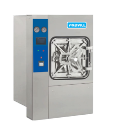 AUTOCLAVE HORIZONTAL AUTOMÁTICA DIGITAL DE ESTERILIZACIÓN Y SECADO CON MICROPROCESADOR PANTALLA TÁCTIL. CAMARA RECTANGULAR CAPACIDAD ÚTIL: 300 Litros ESTABILIDAD DE TEMPERATURA: ± 1ºC MODELO: AHDA300R MARCA: FRAVILL