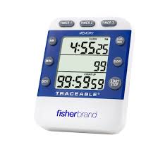 Temporizador de alarma de tres líneas Traceable de Fisherbrand 06-662-46
