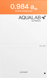 Estándares de actividad de agua 0.984 aw Aqualab