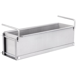 Molde de acero para vigas de hormigón de 15 x 15 x 53 cm, sin bisagras Gilson HM-281