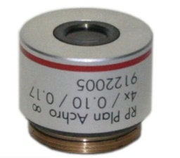 Objetivos para la serie de microscopios Labomed LX400 4X 9122005