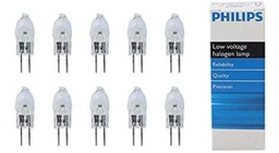 Paquete de 10 bombillas halógenas Philips no reflectoras 5761 30W G4 6 V